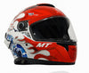 MT Thunder 4 SV Yamanaka Japan A5 Gloss White Red Blue Helmet