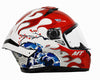 MT Thunder 4 SV Yamanaka Japan A5 Gloss White Red Blue Helmet