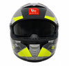 MT Thunder 4 SV Luminence H3 Gloss Grey Fluro Yellow Helmet - Moto Central