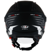 KYT D City Lucent Matt Black Silver Helmet