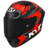 KYT NZ Race Carbon Competition Gloss Black Red Helmet