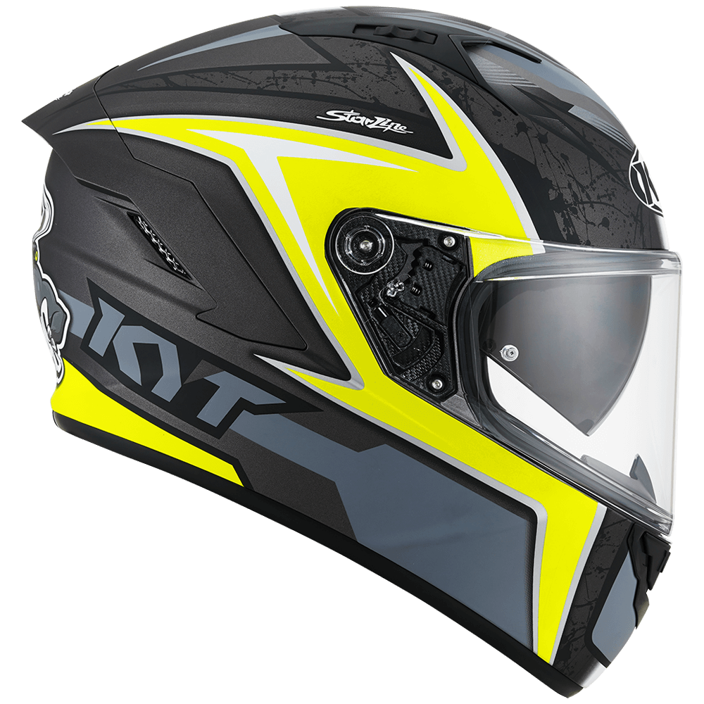 KYT NFR Mindset Matt Anthracite Yellow Helmet– Moto Central