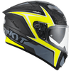 KYT NFR Mindset Matt Anthracite Yellow Helmet