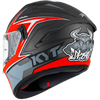 KYT NFR Mindset Matt Anthracite Red Helmet