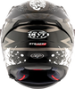 KYT Striker 2V Neutron Gloss Black White Helmet