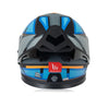 MT Thunder 3 SV Spoiler Nova B2 Gloss Black Blue Orange Helmet