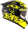 KYT Striker 2V Neutron Gloss Black Yellow Helmet