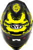 KYT Striker 2V Neutron Gloss Black Yellow Helmet