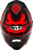KYT Striker 2V Neutron Gloss Black Red Helmet