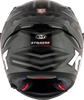 KYT Striker 2V Flaming Gloss Anthracite Red Helmet