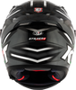 KYT Striker 2V Flaming Gloss Anthracite Green Helmet