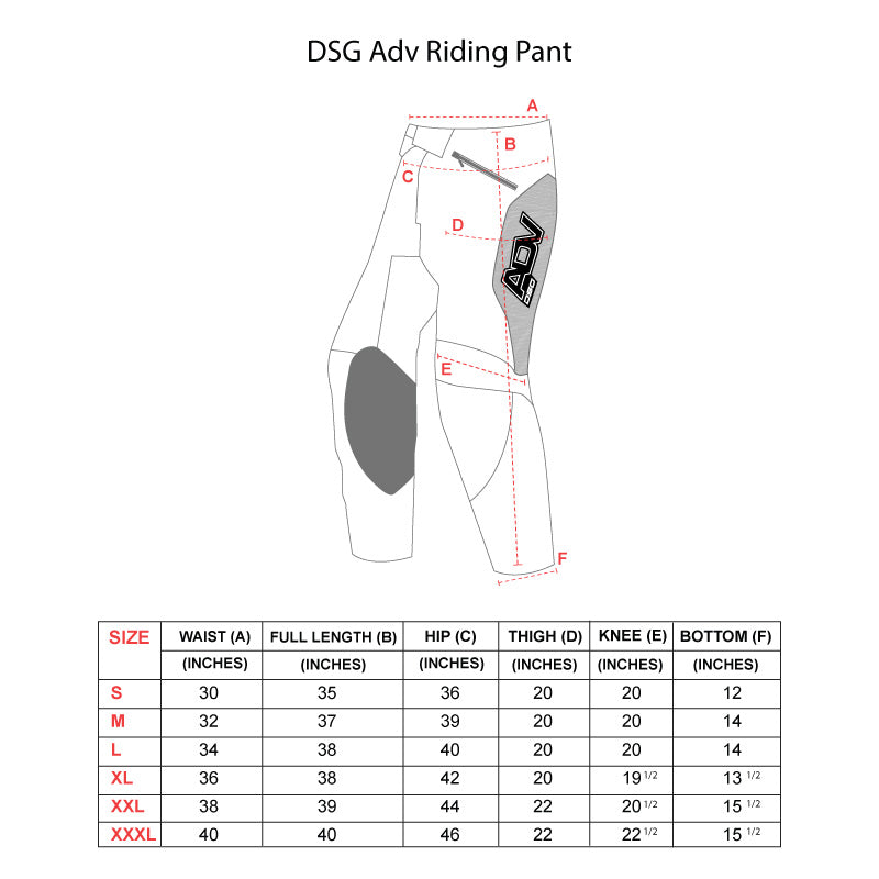 Dsg Compression Pants Size Chart at Carlo Simmons blog