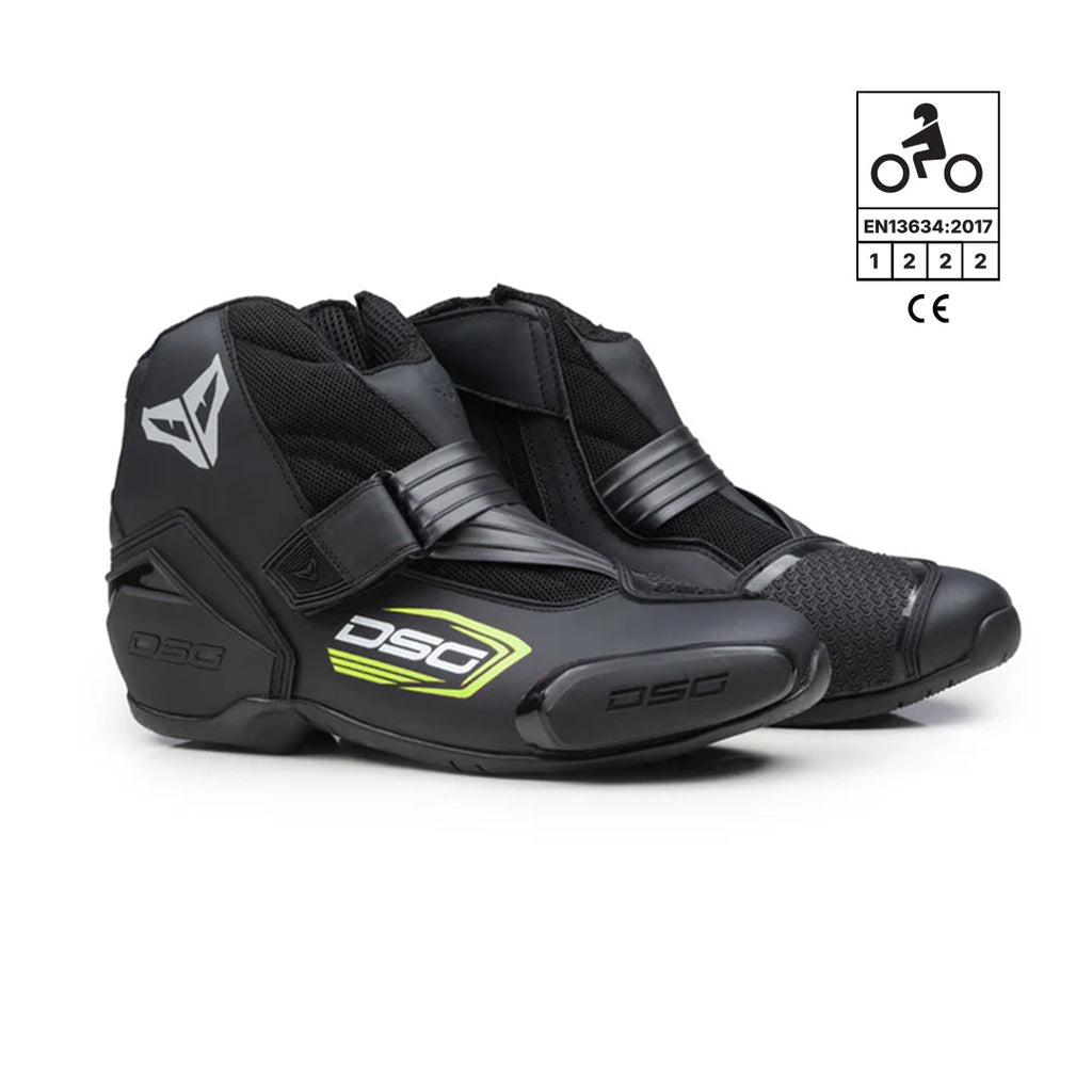 DSG GP1 Riding Boots (Black Yellow Fluo)