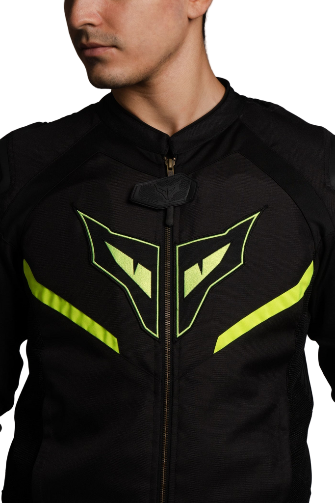 DSG Race Pro V3 Jacket (Black Fluro Yellow)– Moto Central
