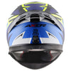 AXOR Apex Streak Dull Black Blue Helmet