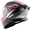 AXOR Apex Streak Dull Black Red Helmet