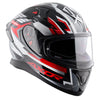 AXOR Apex Streak Gloss Black Red Helmet