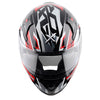 AXOR Apex Streak Gloss Black Red Helmet