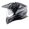 AXOR XCross Dual Visor Orbit Dull Athena Grey Black Helmet