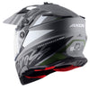 AXOR XCross Dual Visor Orbit Dull Athena Grey Black Helmet