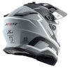 AXOR XCross Dual Visor Flagstaff Dull Nardo Grey Black Helmet