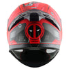 AXOR Apex Marvel Deadpool Dull Black Red Helmet