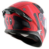 AXOR Apex Marvel Deadpool Dull Black Red Helmet