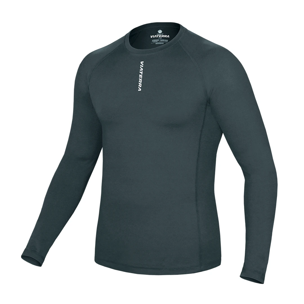 Viaterra 2ND Skin Base Layer Top (Melange Anthracite)