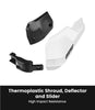 Rynox Defender Pro Handguards (White Black)