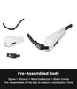 Rynox Defender Pro Handguards (White Black)