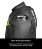 Rynox Delta GT Riding Jacket (Black Hi Viz Green)