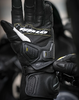 Viaterra Grid MK3 Full Gauntlet Motorcycle Riding Gloves (Black)