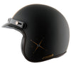 AXOR Retro Jet Euro Globe Open Face Helmet (Dull Black)