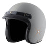 AXOR Retro Jet Euro Globe Open Face Helmet (Dull Cool Grey)