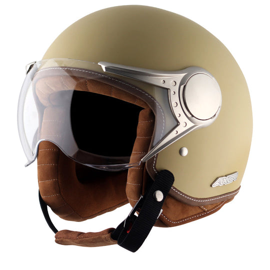 AXOR Retro Jet West Open Face Helmet (Dull Desert Storm)