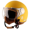 AXOR Retro Jet West Open Face Helmet (Dull Mustard Yellow)