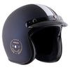 AXOR Retro Jet Euro Globe Open Face Helmet (Dull Royal Blue)