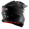 AXOR XCross Dual Visor Solid Dull Black Red Helmet