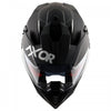 AXOR XCross Dual Visor Solid Dull Black Red Helmet