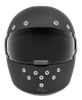 SMK Retro Solid Matt Black with Tinted Visor (MA220) Helmet