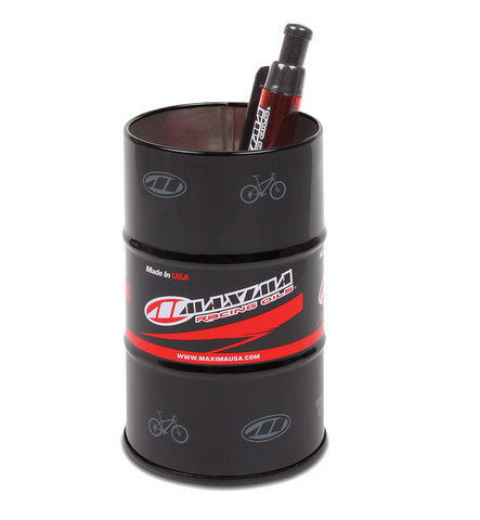Maxima Oil Drum Pen Holder Black (10-10090)