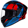 SMK Stellar Sports Faro Gloss Black Red Grey (GL236) Helmet