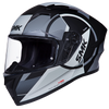 SMK Stellar Sports Faro Gloss Black Grey (GL266) Helmet