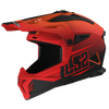 LS2 MX437 Fast II Duck Gloss Hi Viz Orange Red Helmet