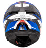 LS2 Stream II Bolt Red Blue Gloss Helmet (D Ring)