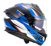 LS2 Stream II Bolt Red Blue Gloss Helmet (D Ring)