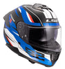 LS2 Stream II Bolt Red Blue Gloss Helmet (D Ring)