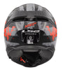 LS2 Stream II Noisy Red Black Gloss Helmet (D Ring)