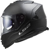 LS2 FF800 Storm II Solid Matt Black Helmet (D Ring)