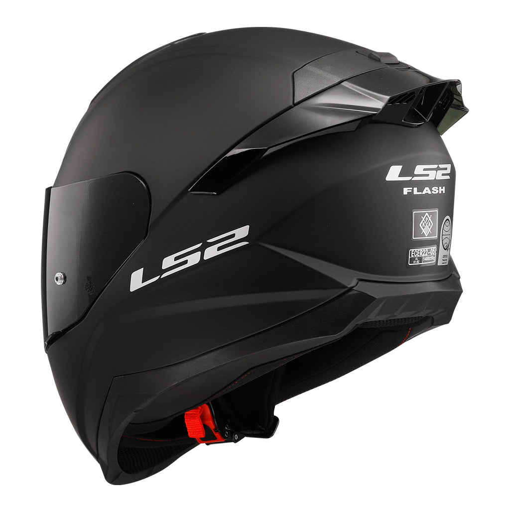LS2 FF802 Flash Solid Black Matt Helmet– Moto Central